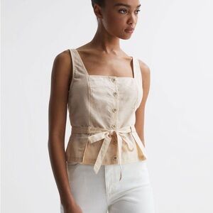 PAIGE Melbye Top in Antique Paper - M NWT